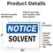 Signmission Solvent, 10 in W x Rectangle, Vinyl Decal OS-2PACK-NS-D-710-L-18367 - alternate 5
